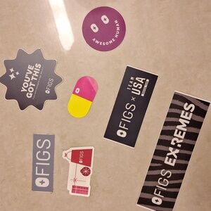 Figs stickers 7 pcs